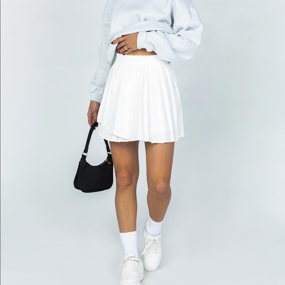 Princess Polly White Tennis Skirt